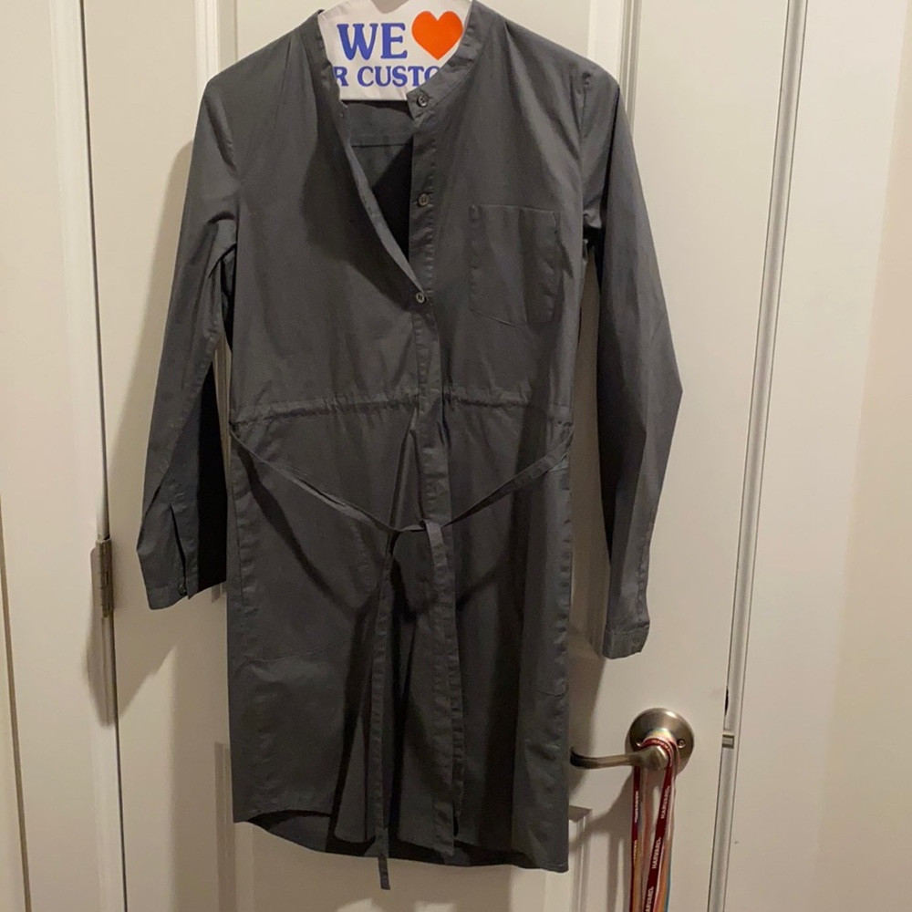 Dark green short THEORY dress